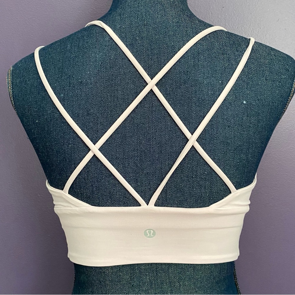Pale Pink Lululemon Sports Bra